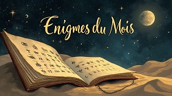 Les dernières énigmes du mois